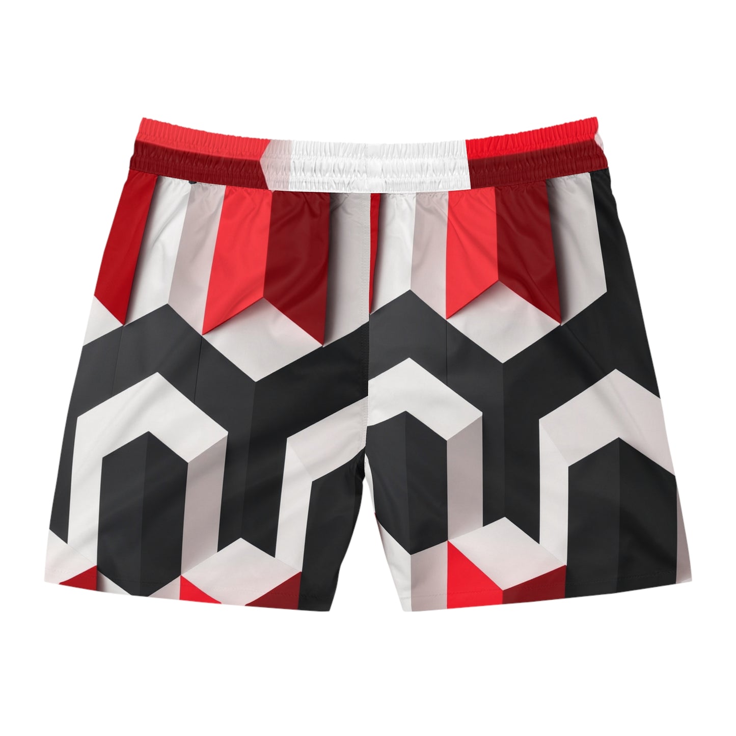 Moon|Shot Nutrition - Men's Mid-Length Swim Shorts (AOP)