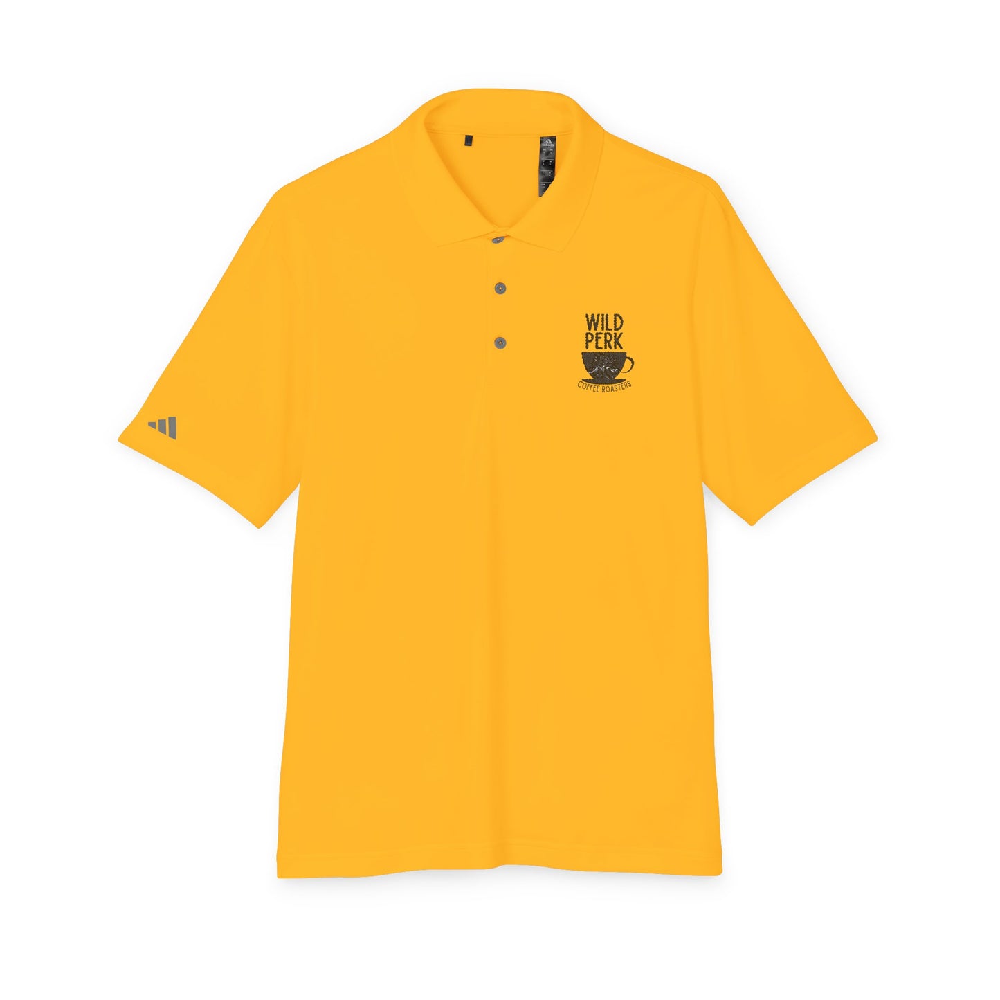Wild Perk - Adidas Unisex Performance Polo (Black Embroidery)