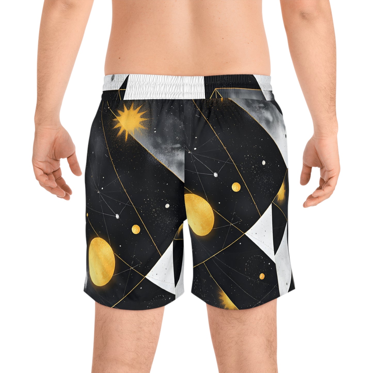 Men's Mid-Length Swim Shorts (AOP)