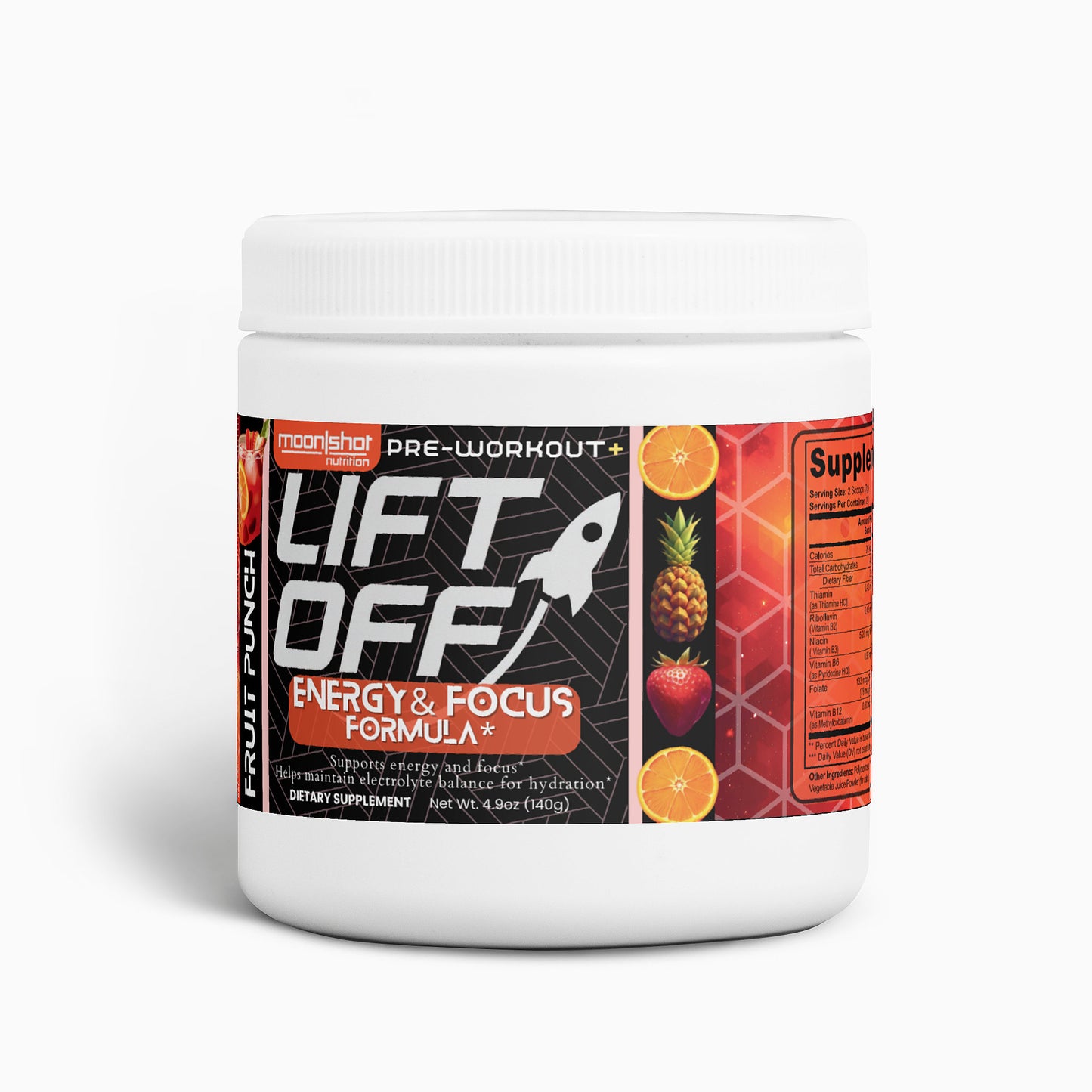 Moon|Shot Nutrition - Lift Off | Pre-Workout+(Fruit Punch)