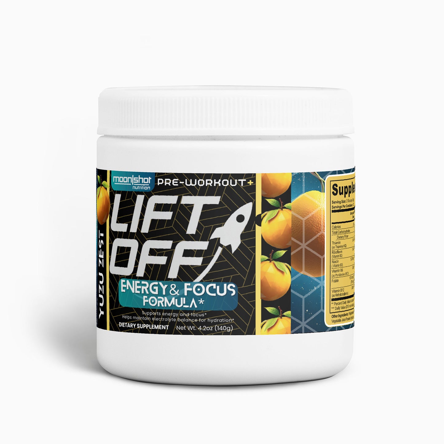 Moon|Shot Nutrition - Lift Off | Pre-Workout+ (Yuzu Flavor)