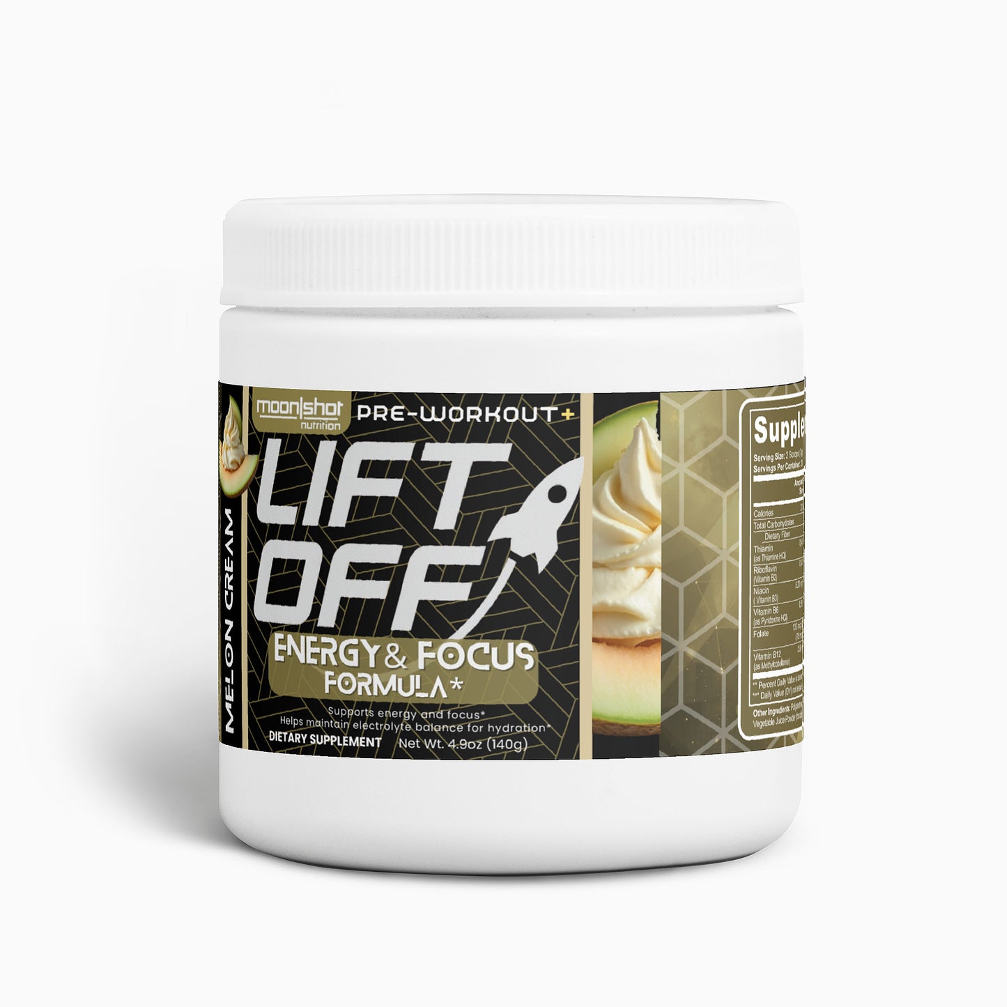 Moon|Shot Nutrition - Lift Off | Pre-Workout+ (Melon Creamsicle)
