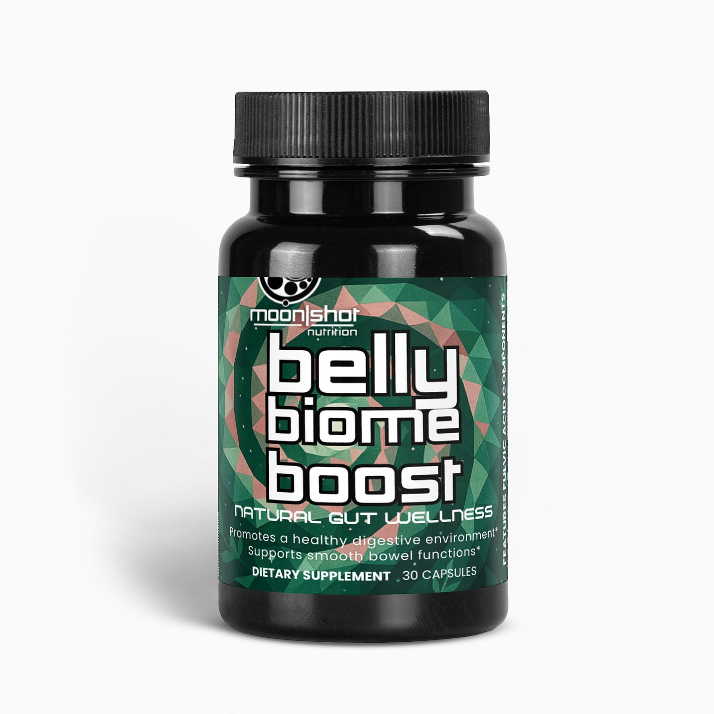 Moon|Shot Nutrition Belly Biome Boost - Natural Gut Wellness Capsules