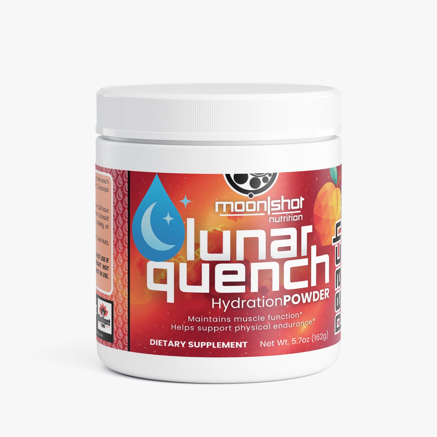 Moon|Shot Nutrition Lunar Quench Hydration Powder (Peach Mango)