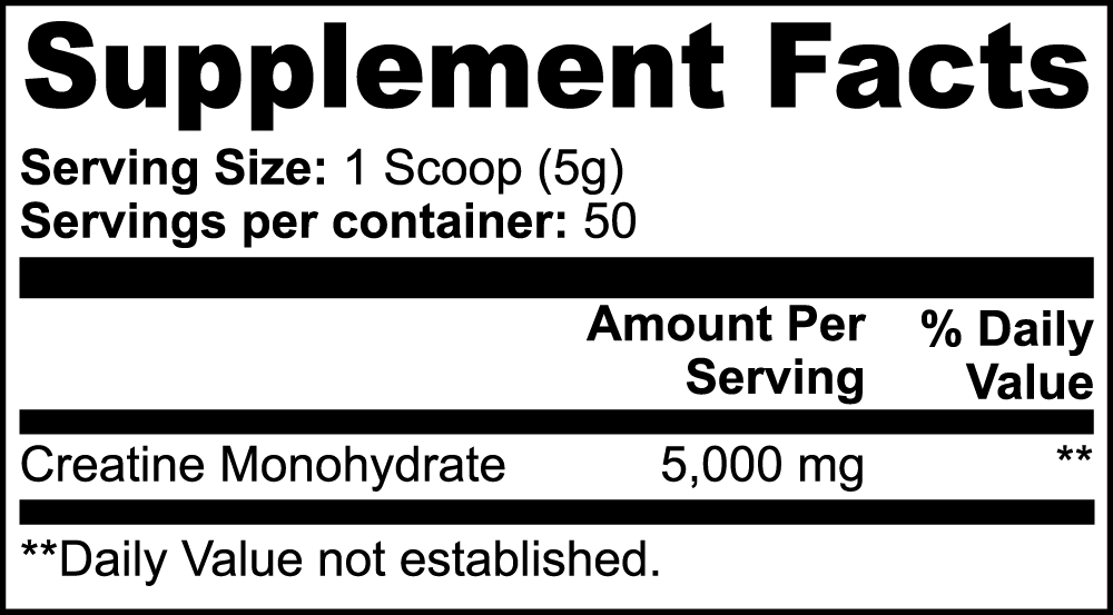 Moon|Shot Nutrition - Creatine Monohydrate