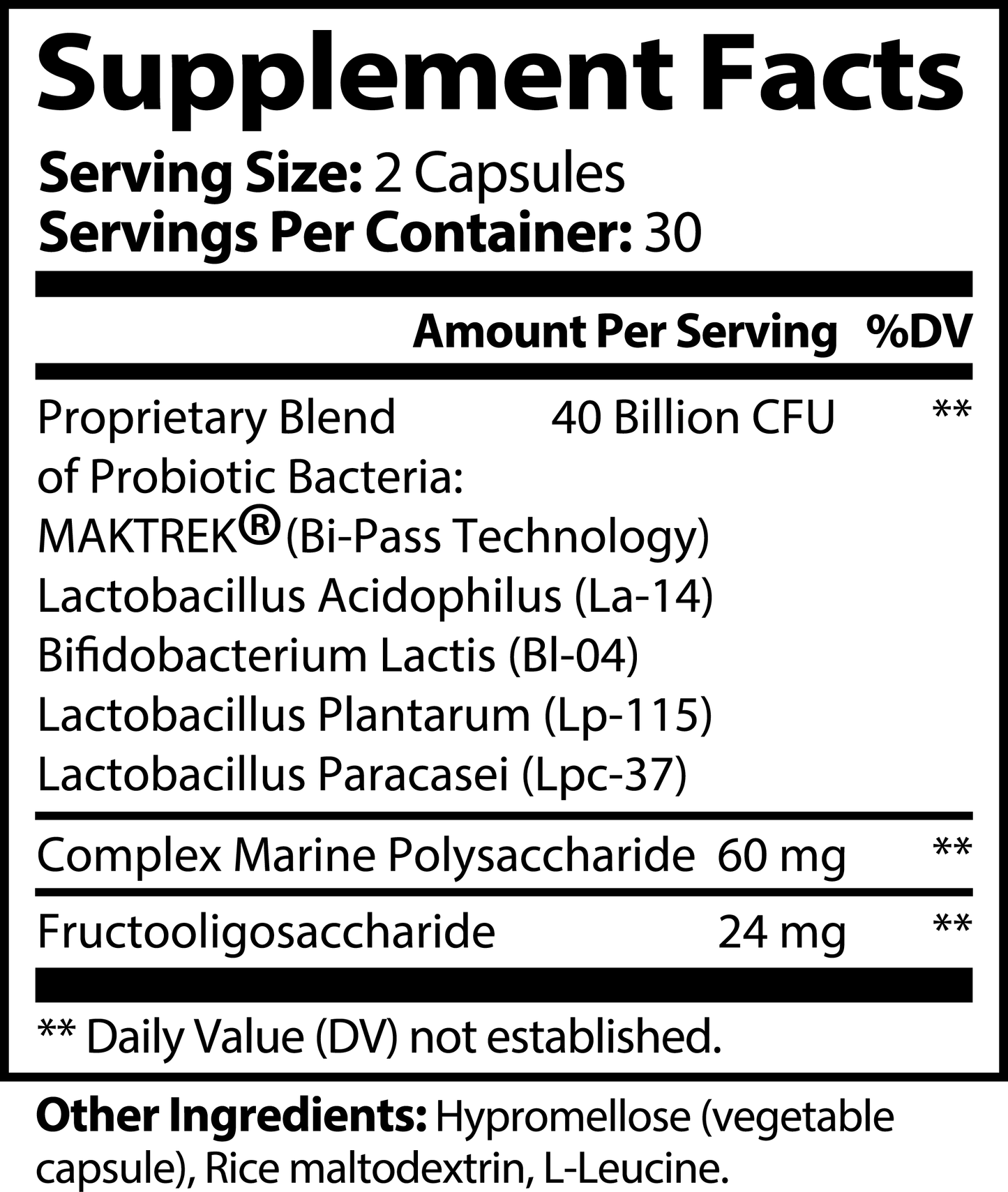 Moon|Shot Nutrition - MoonBiome Probiotic 40 Billion with Prebiotics