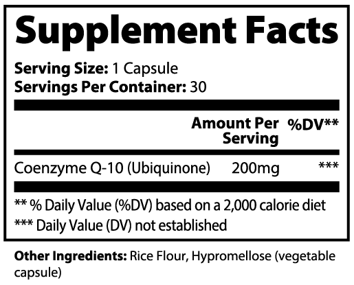 Moon|Shot Nutrition - CoQ10 Ubiquinone