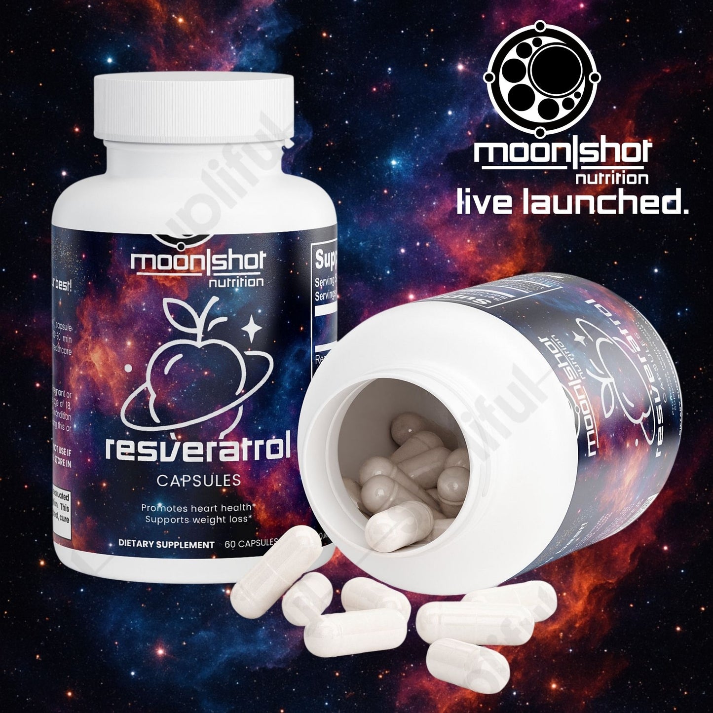 Moon|Shot Nutrition - Resveratrol 50% 600mg