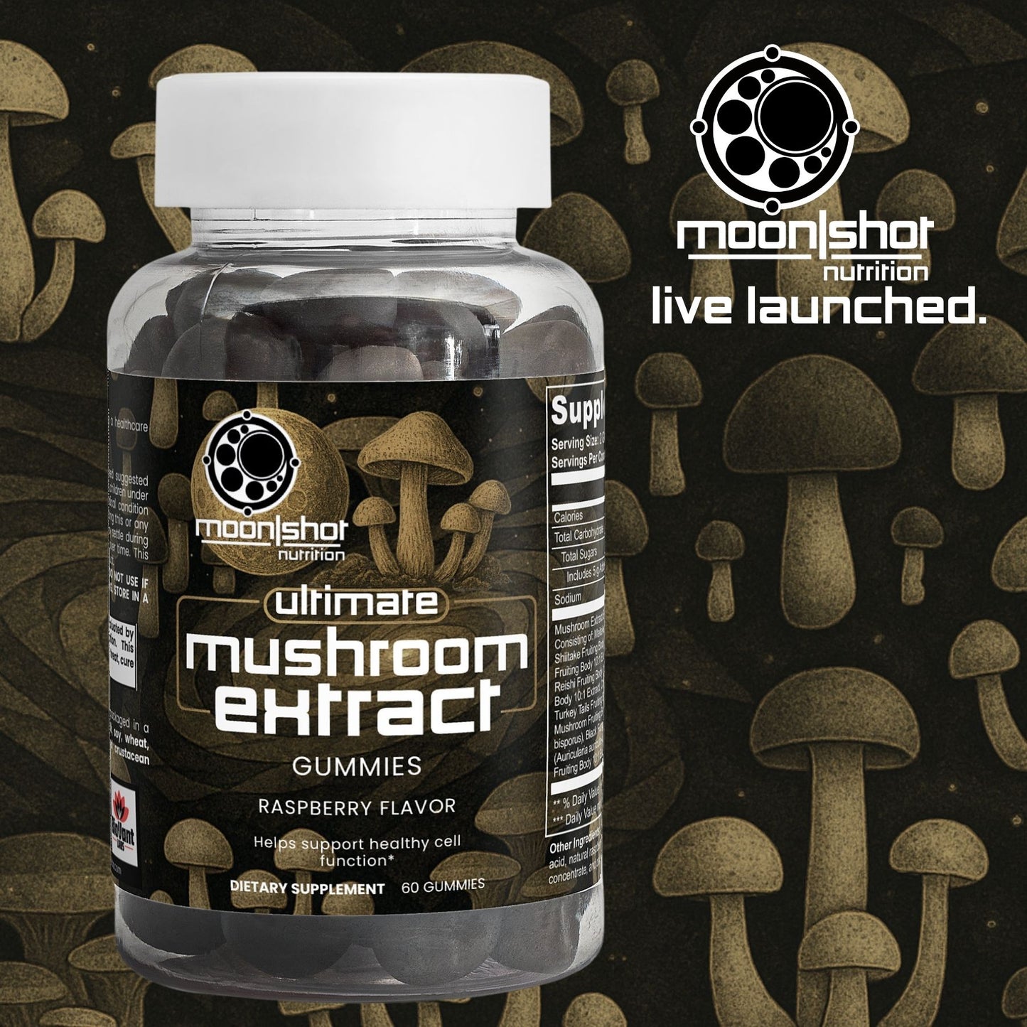 Moon|Shot Nutrition - Ultimate Mushroom Extract Complex