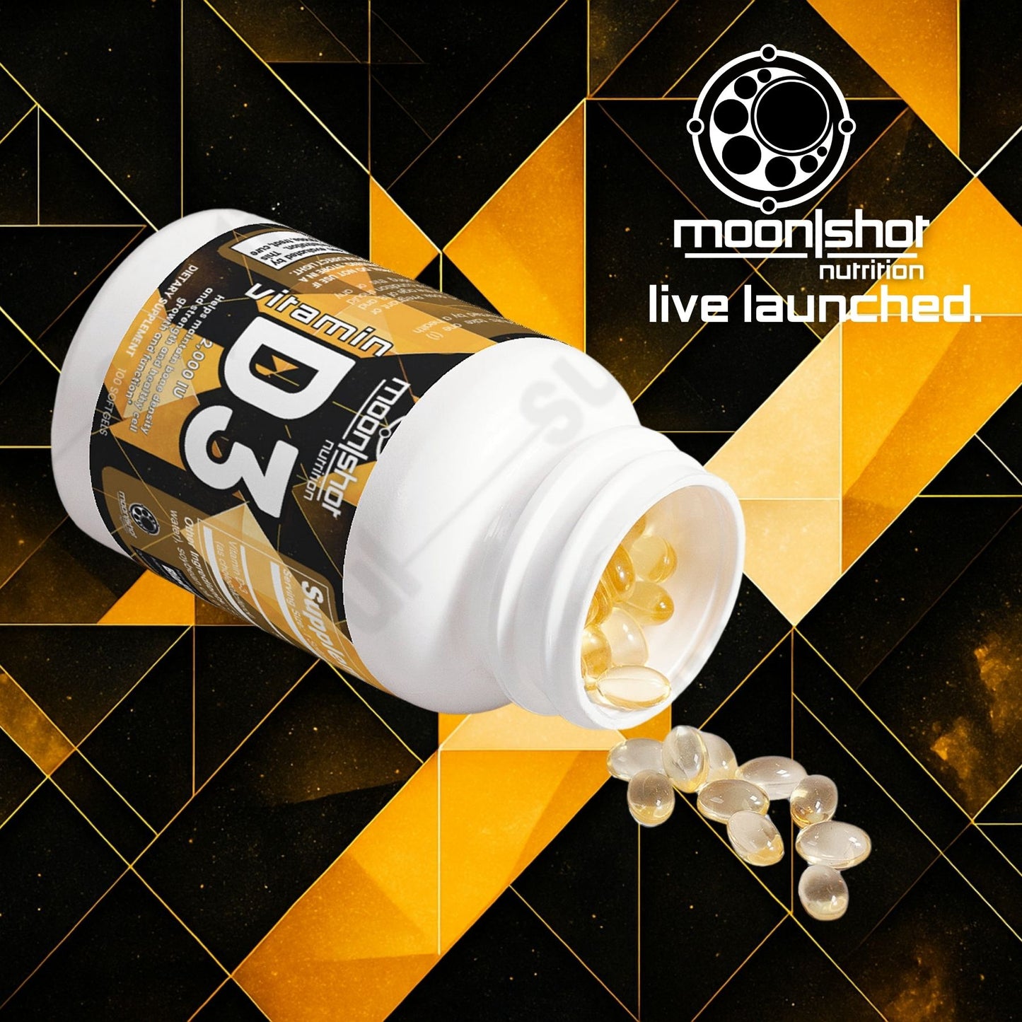 Moon|Shot Nutrition - Vitamin D3 2,000 IU