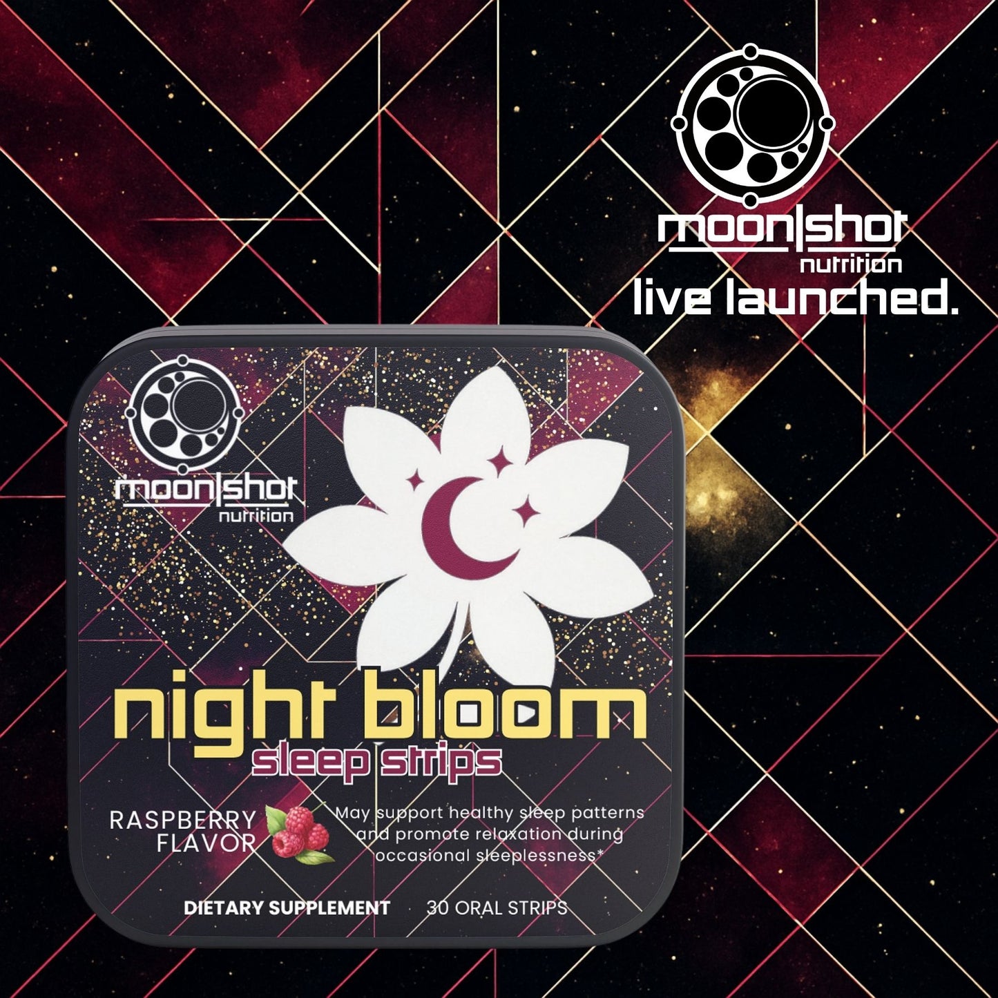 Moon|Shot Nutrition - Night Bloom Sleep Strips