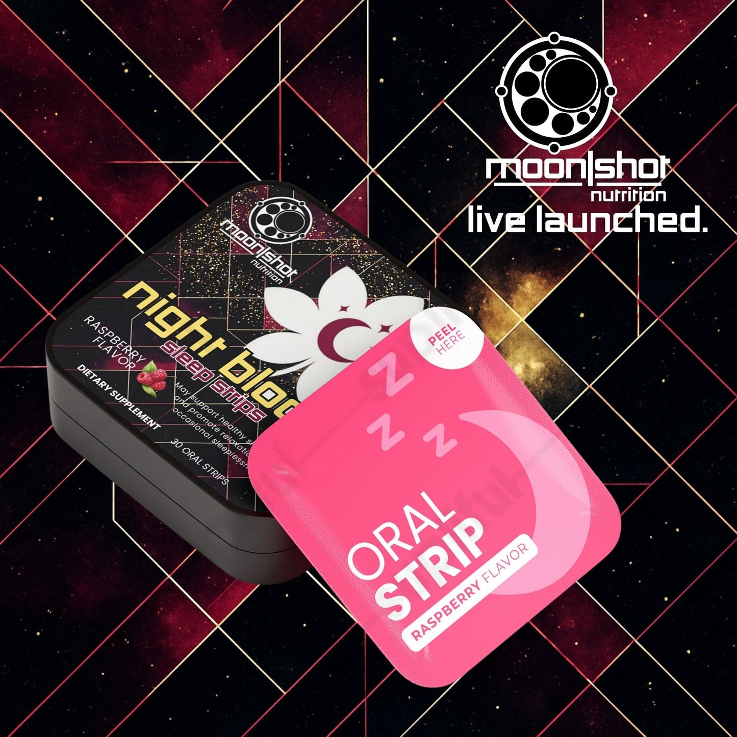 Moon|Shot Nutrition - Night Bloom Sleep Strips