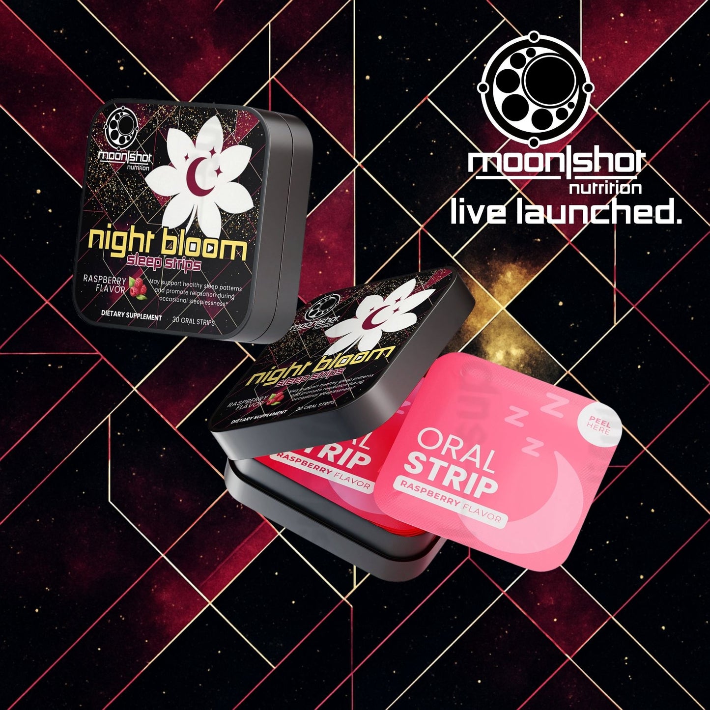 Moon|Shot Nutrition - Night Bloom Sleep Strips