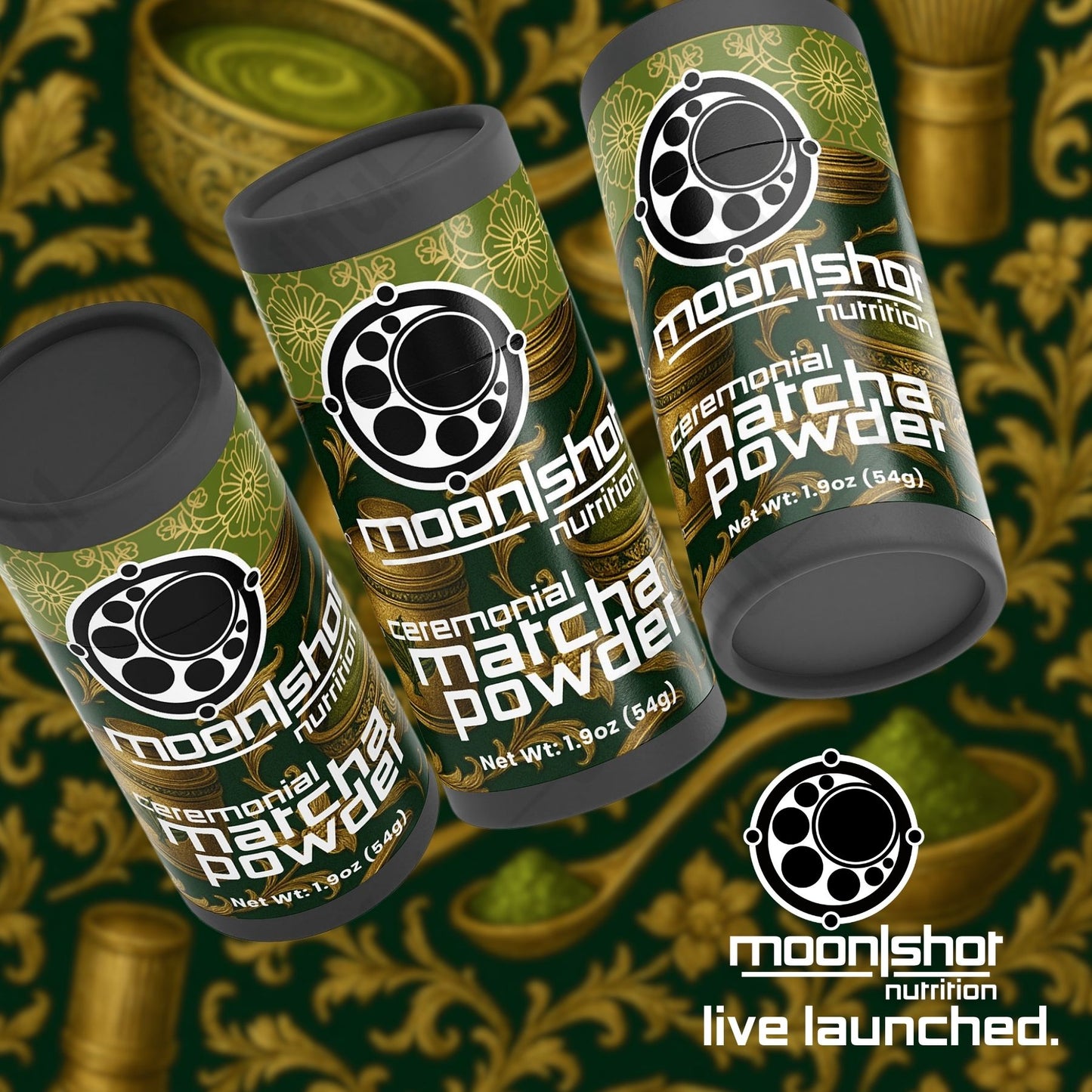 Moon|Shot Nutrition - Ceremonial Matcha Powder