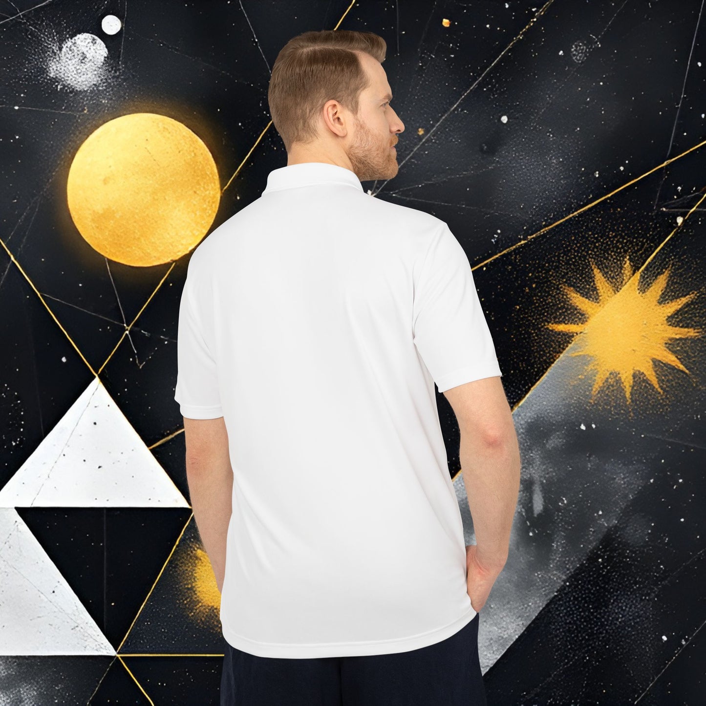 Moon|Shot Nutrition - Adidas Unisex Performance Polo