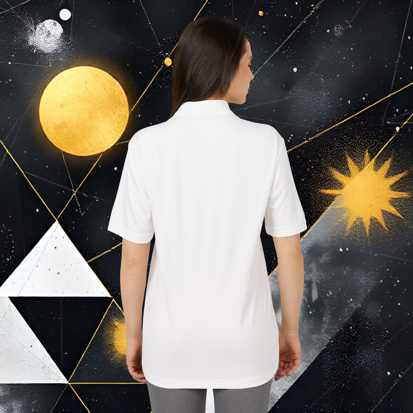 Moon|Shot Nutrition - Adidas Unisex Performance Polo