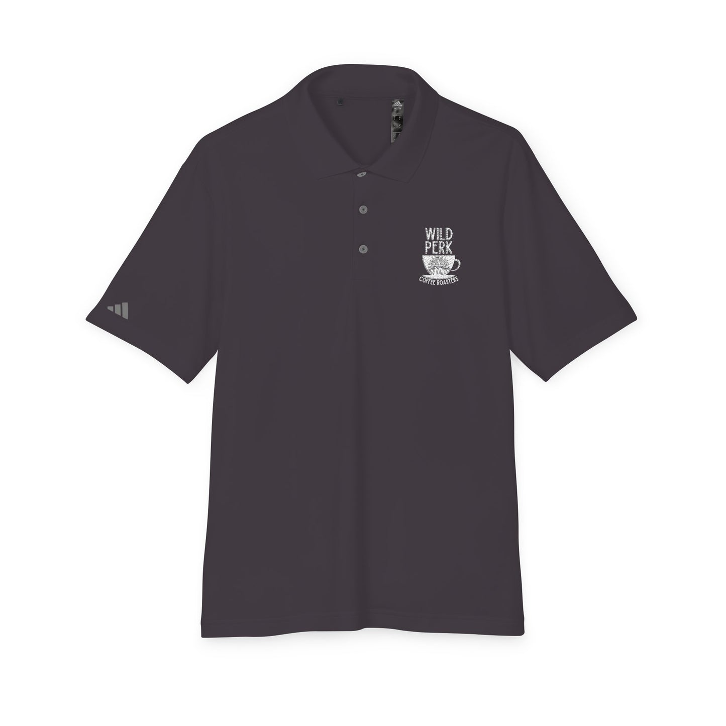 Wild Perk - Adidas Unisex Performance Polo (White Embroidery)