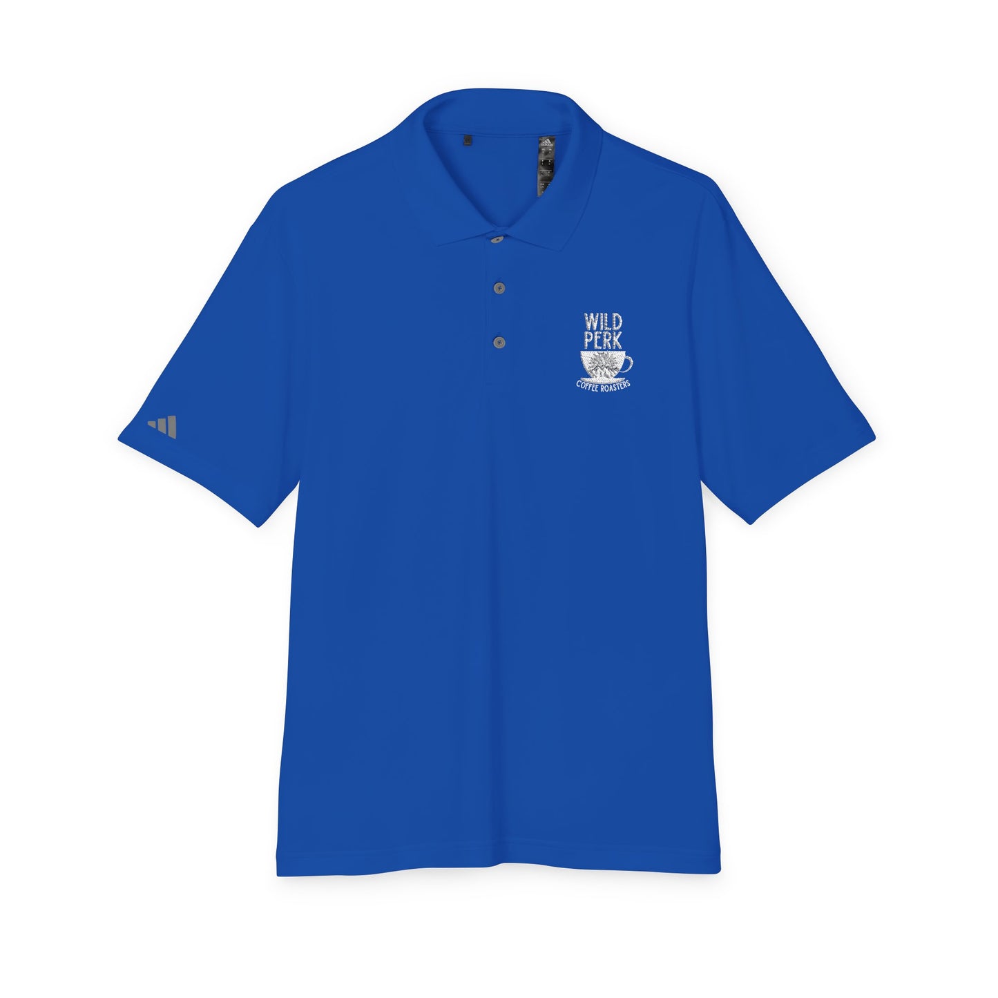 Wild Perk - Adidas Unisex Performance Polo (White Embroidery)