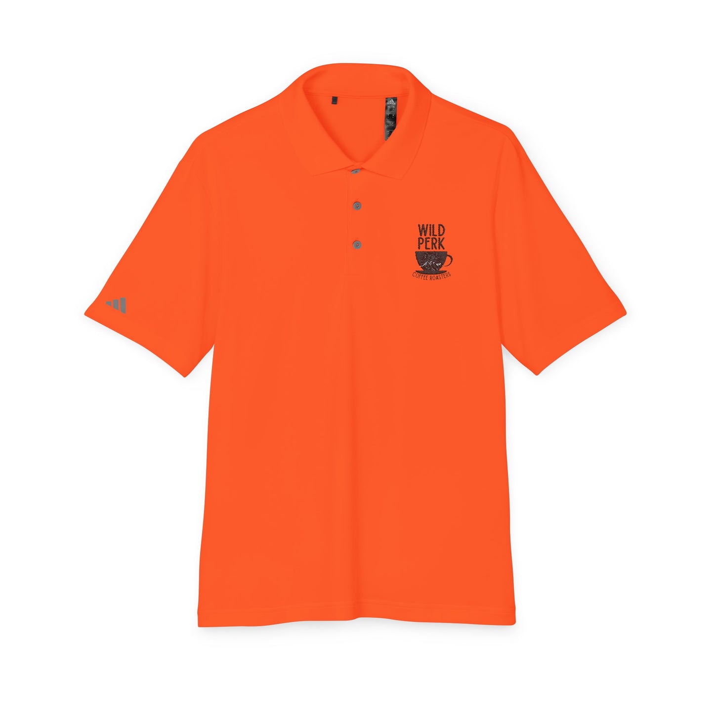 Wild Perk - Adidas Unisex Performance Polo (Black Embroidery)