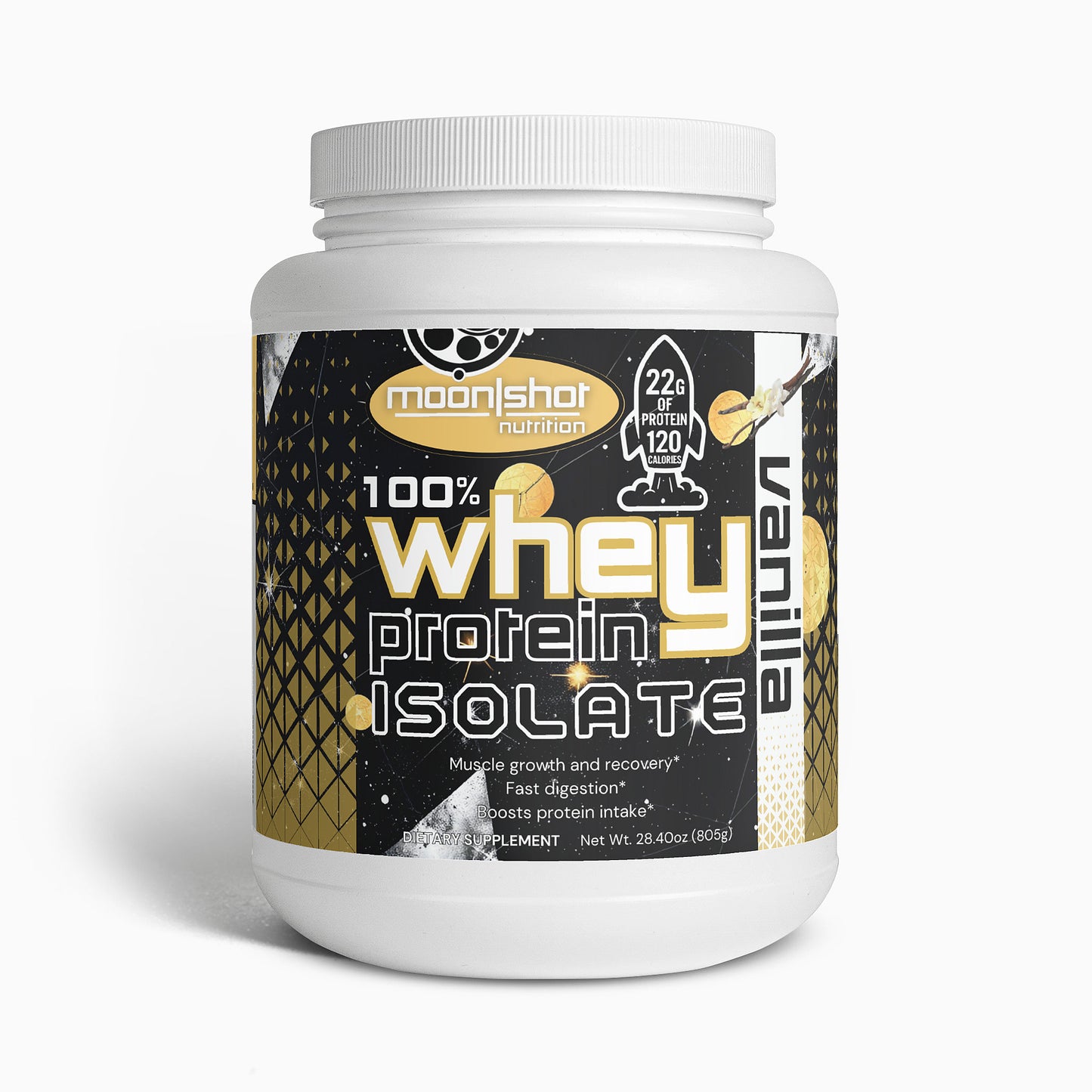 Moon|Shot Nutrition Advanced 100% Whey Protein Isolate (Vanilla)