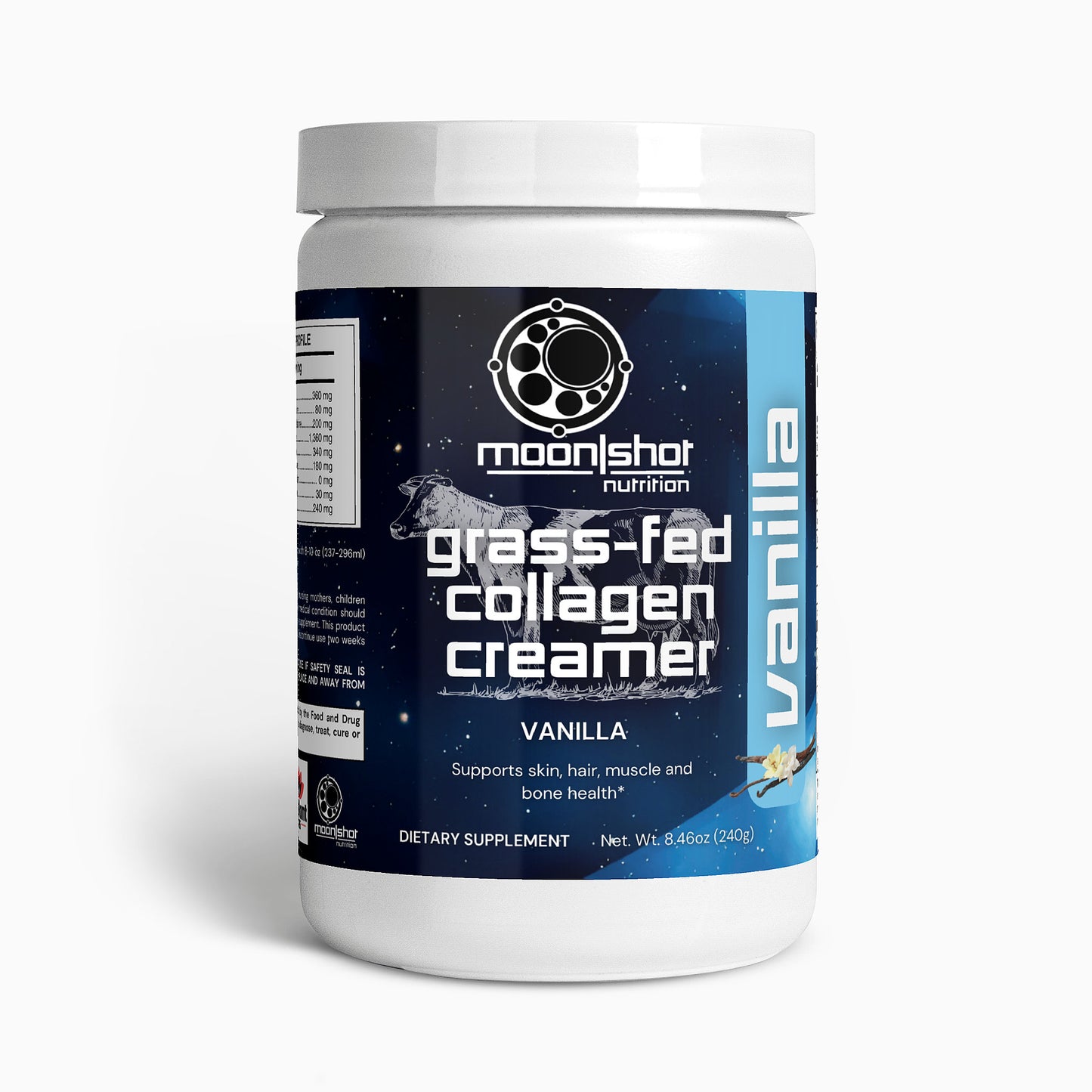 Moon|Shot Nutrition - Grass-Fed Collagen Creamer (Vanilla)