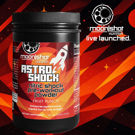 Moon|Shot Nutrition AstroShock - Nitric Shock Pre-Workout Powder (Fruit Punch)