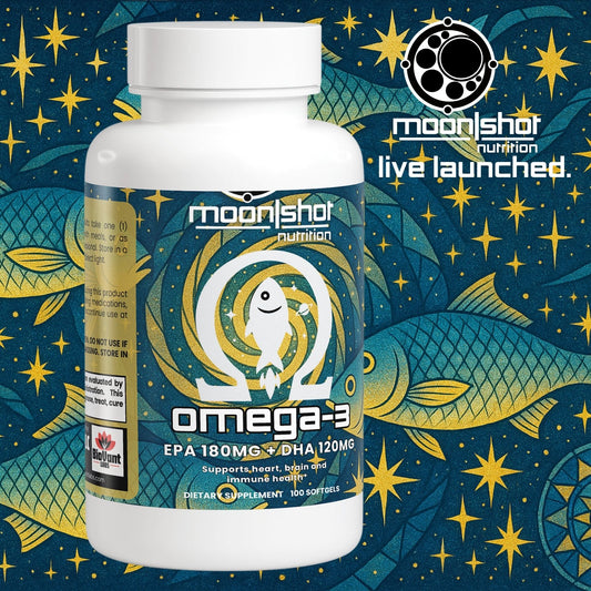 Moon|Shot Nutrition - Omega-3 EPA 180mg + DHA 120mg