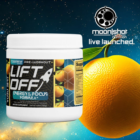 Moon|Shot Nutrition - Lift Off | Pre-Workout+ (Yuzu Flavor)