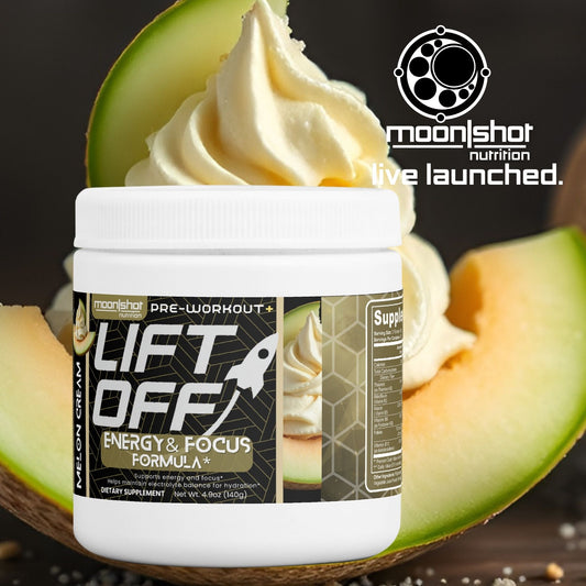 Moon|Shot Nutrition - Lift Off | Pre-Workout+ (Melon Creamsicle)