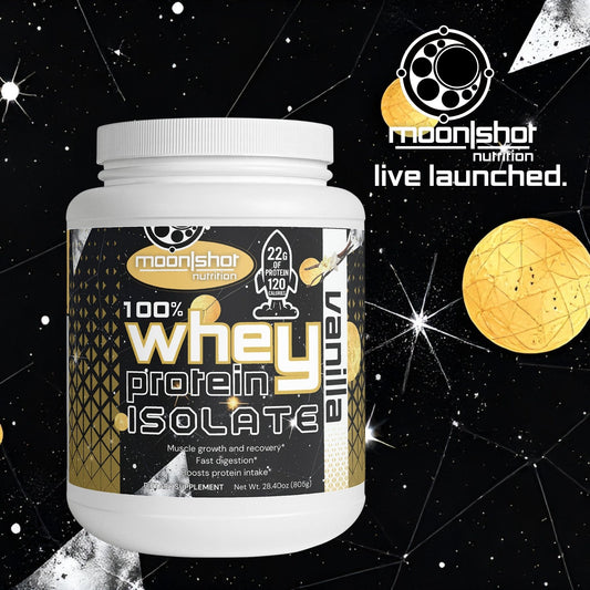 Moon|Shot Nutrition Advanced 100% Whey Protein Isolate (Vanilla)