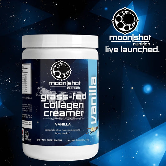 Moon|Shot Nutrition - Grass-Fed Collagen Creamer (Vanilla)
