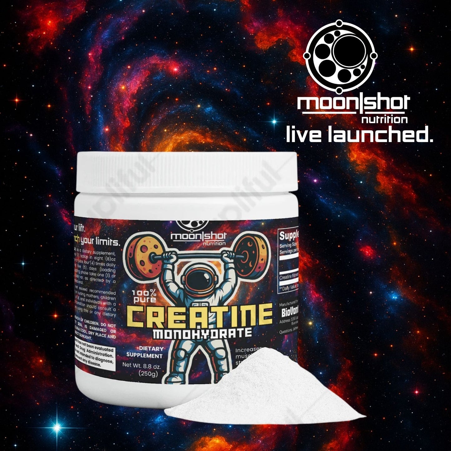 Moon|Shot Nutrition - Creatine Monohydrate