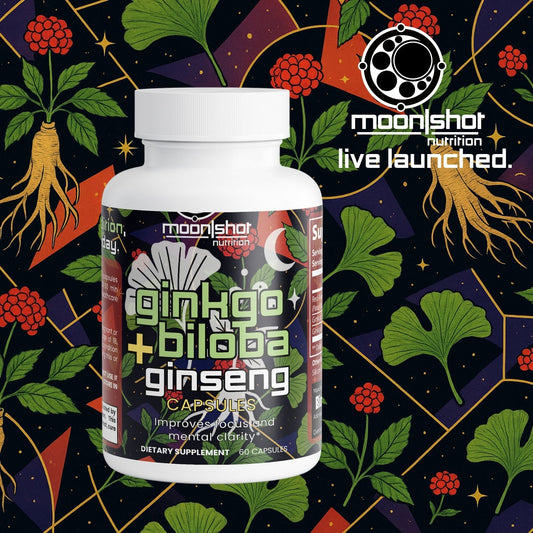 Moon|Shot Nutrition - Ginkgo Biloba + Ginseng