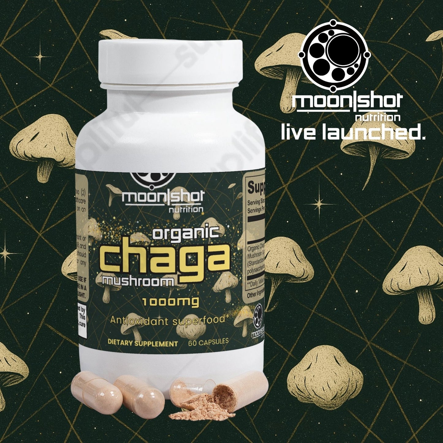 Moon|Shot Nutrition - Chaga Mushroom