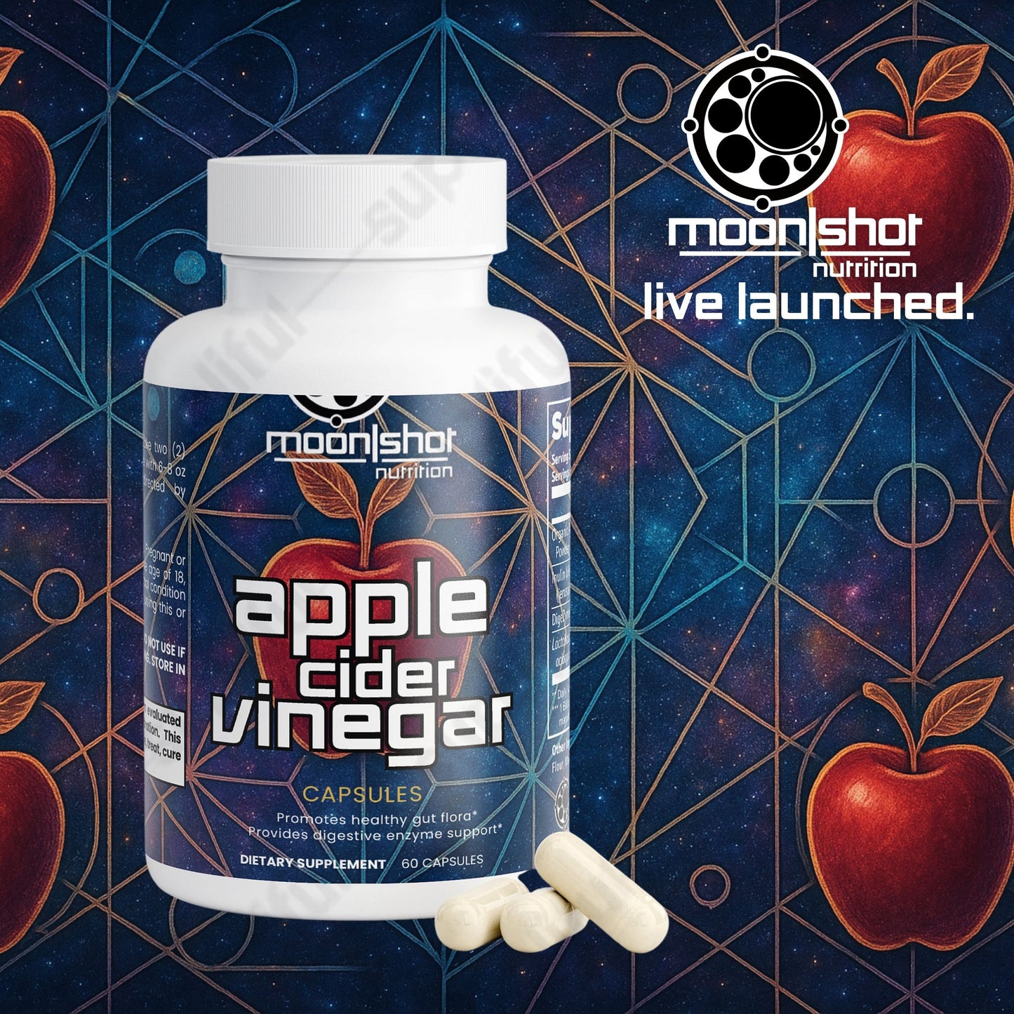 Moon|Shot Nutrition - Apple Cider Vinegar Capsules