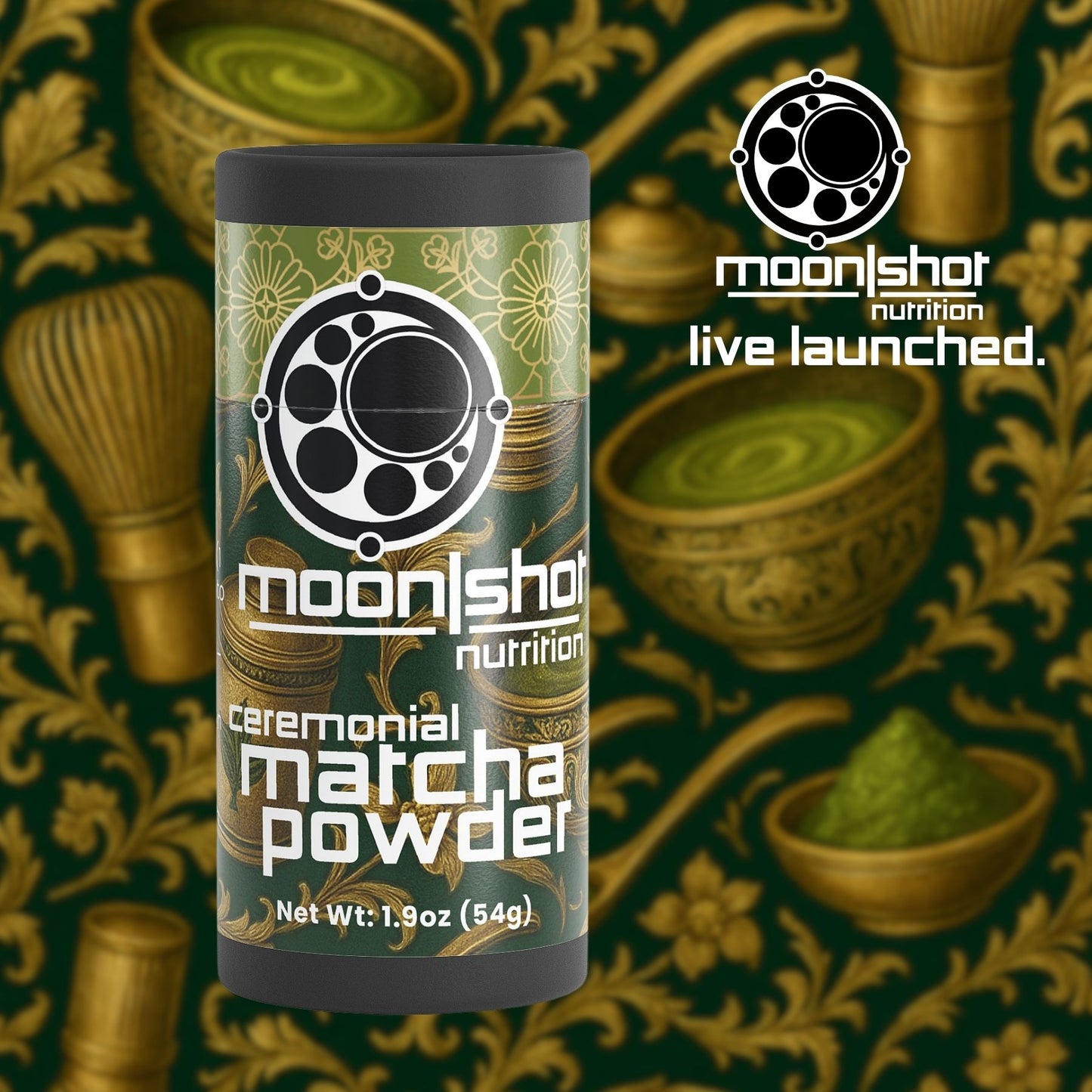 Moon|Shot Nutrition - Ceremonial Matcha Powder
