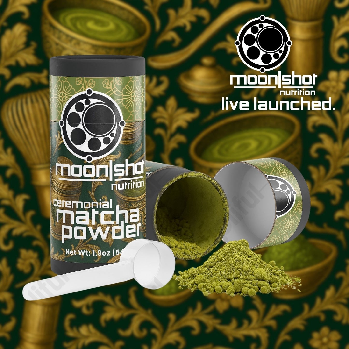 Moon|Shot Nutrition - Ceremonial Matcha Powder