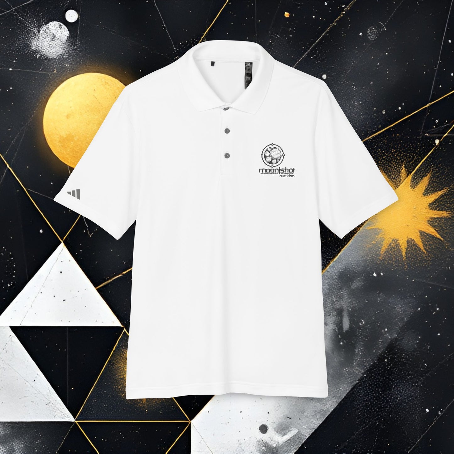 Moon|Shot Nutrition - Adidas Unisex Performance Polo