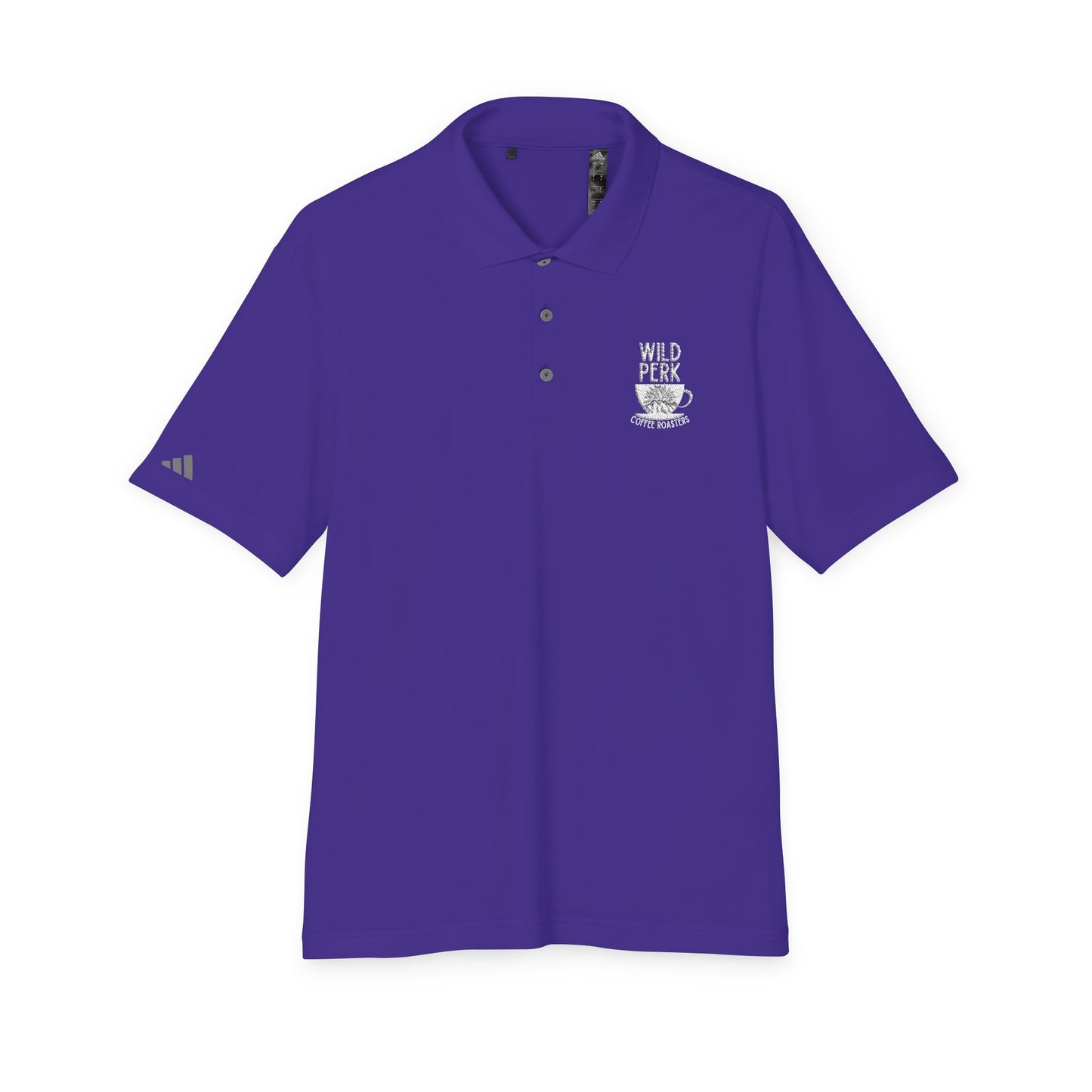 Wild Perk - Adidas Unisex Performance Polo (White Embroidery)