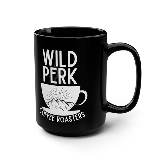 Wild Perk - Black Mug, 15oz