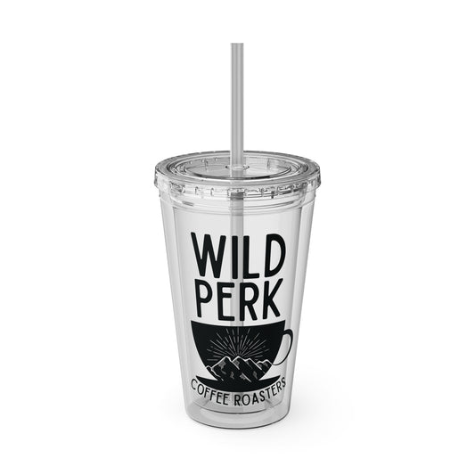 Wild Perk Tumbler with Straw, 16oz