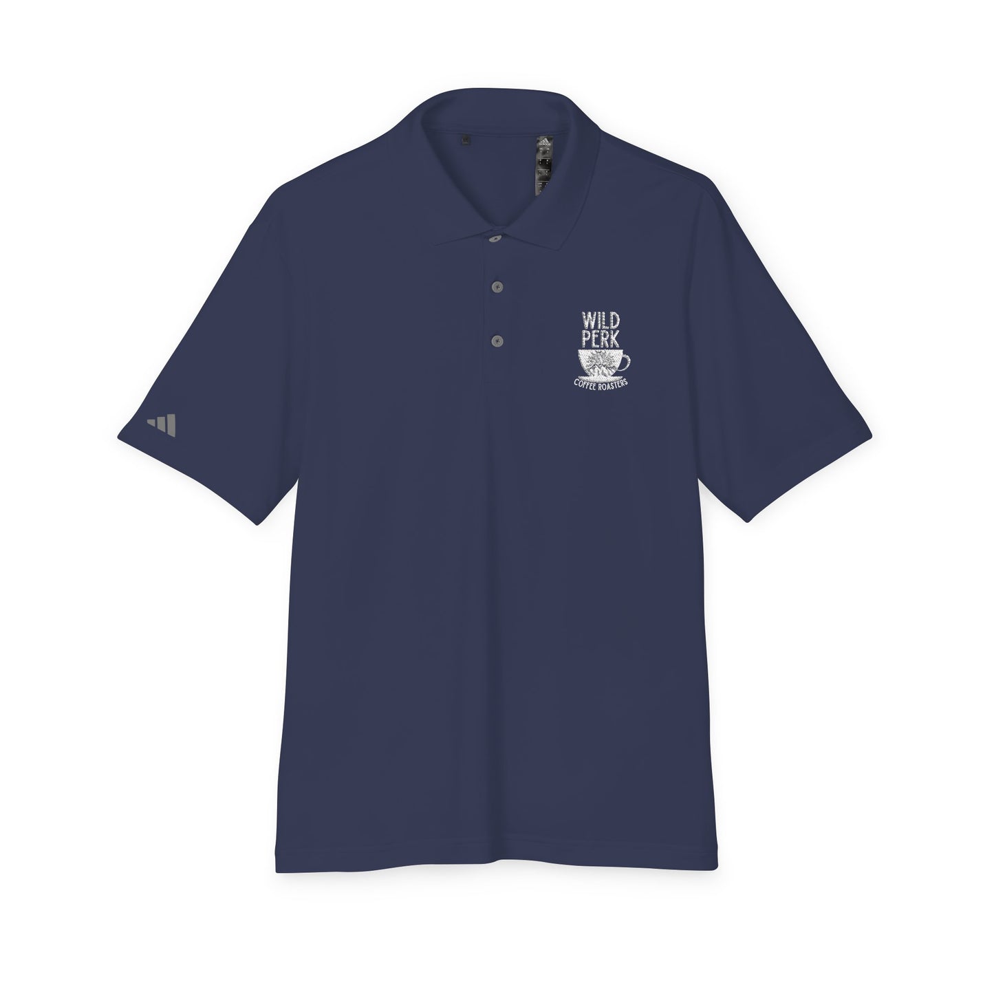 Wild Perk - Adidas Unisex Performance Polo (White Embroidery)