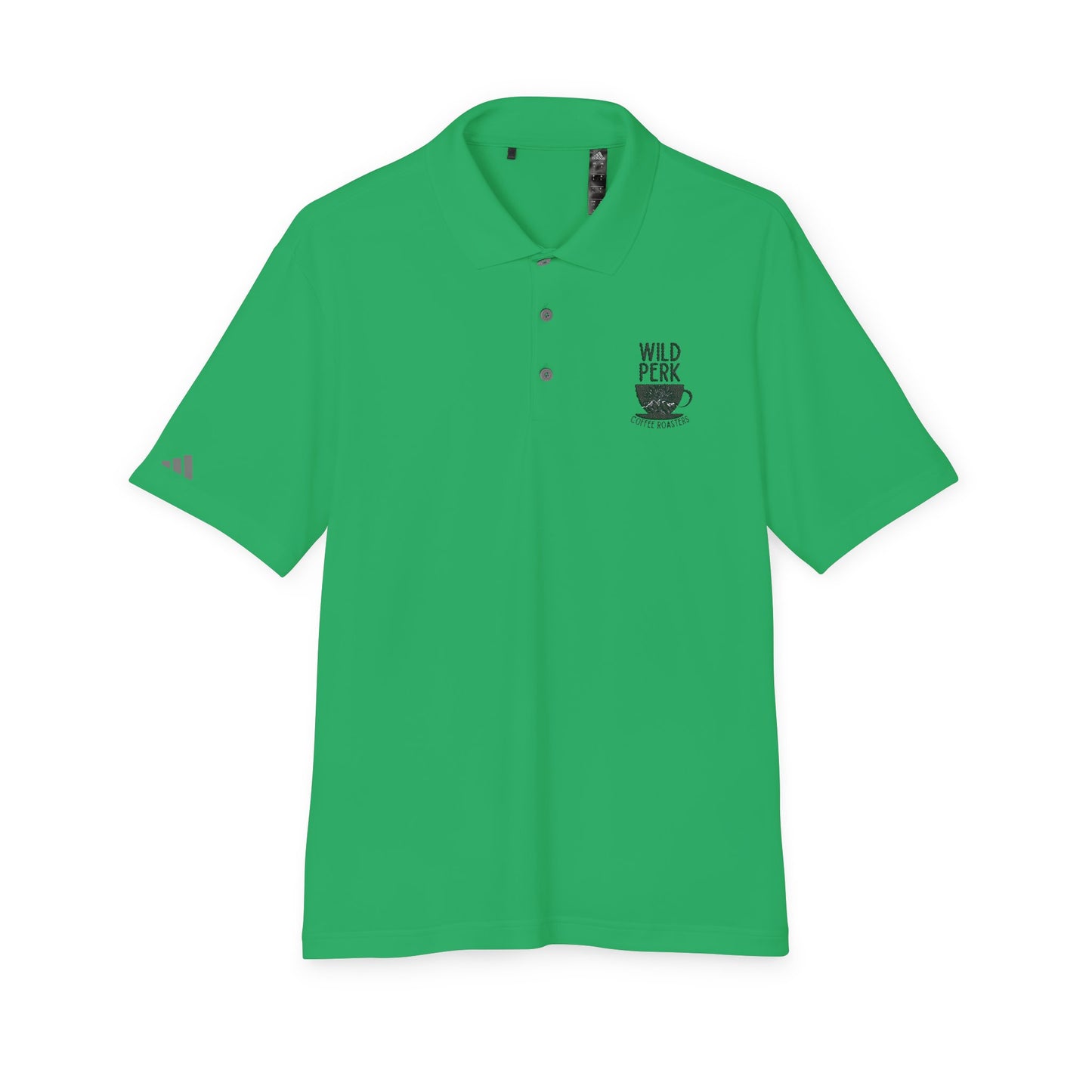 Wild Perk - Adidas Unisex Performance Polo (Black Embroidery)