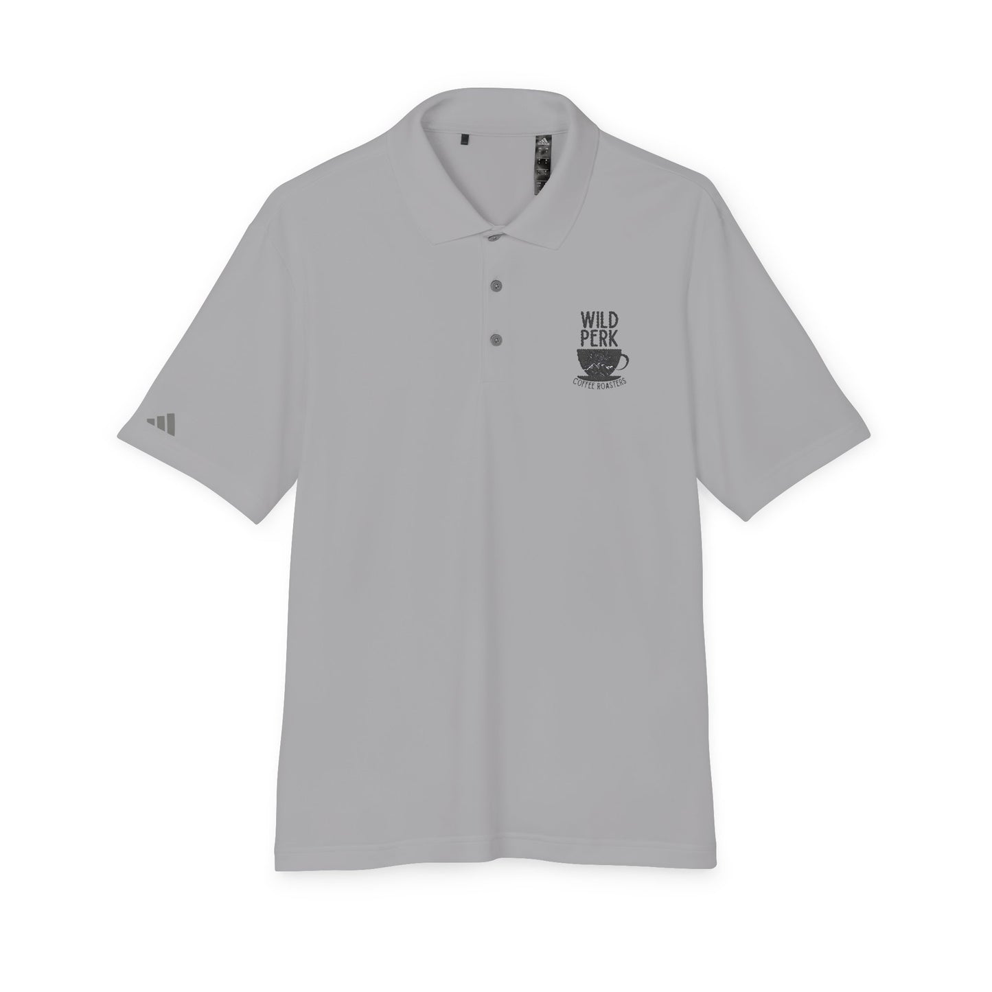 Wild Perk - Adidas Unisex Performance Polo (Black Embroidery)